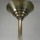 Art Deco pendant light with 12-sided glass ball, 1930s