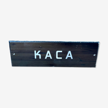 Plaque kaca 1970