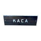 Vintage cash register glass sign form1970's original