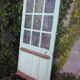 Old glass door