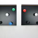 Set of 2 coat racks LC17 by Le Corbusier for Cassina, 2010, Italy