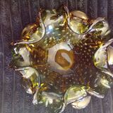 Murano bubble glass catchall