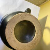 Pitcher in anthracite black ceramic