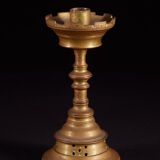 Vintage candle holder copper alloy