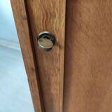 Vintage oak secretary shelf