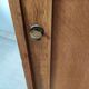 Vintage oak secretary shelf
