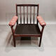 Fauteuil cuir design scandinave 1950 Gote Mobler
