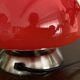 Lampe champignon tactile rouge
