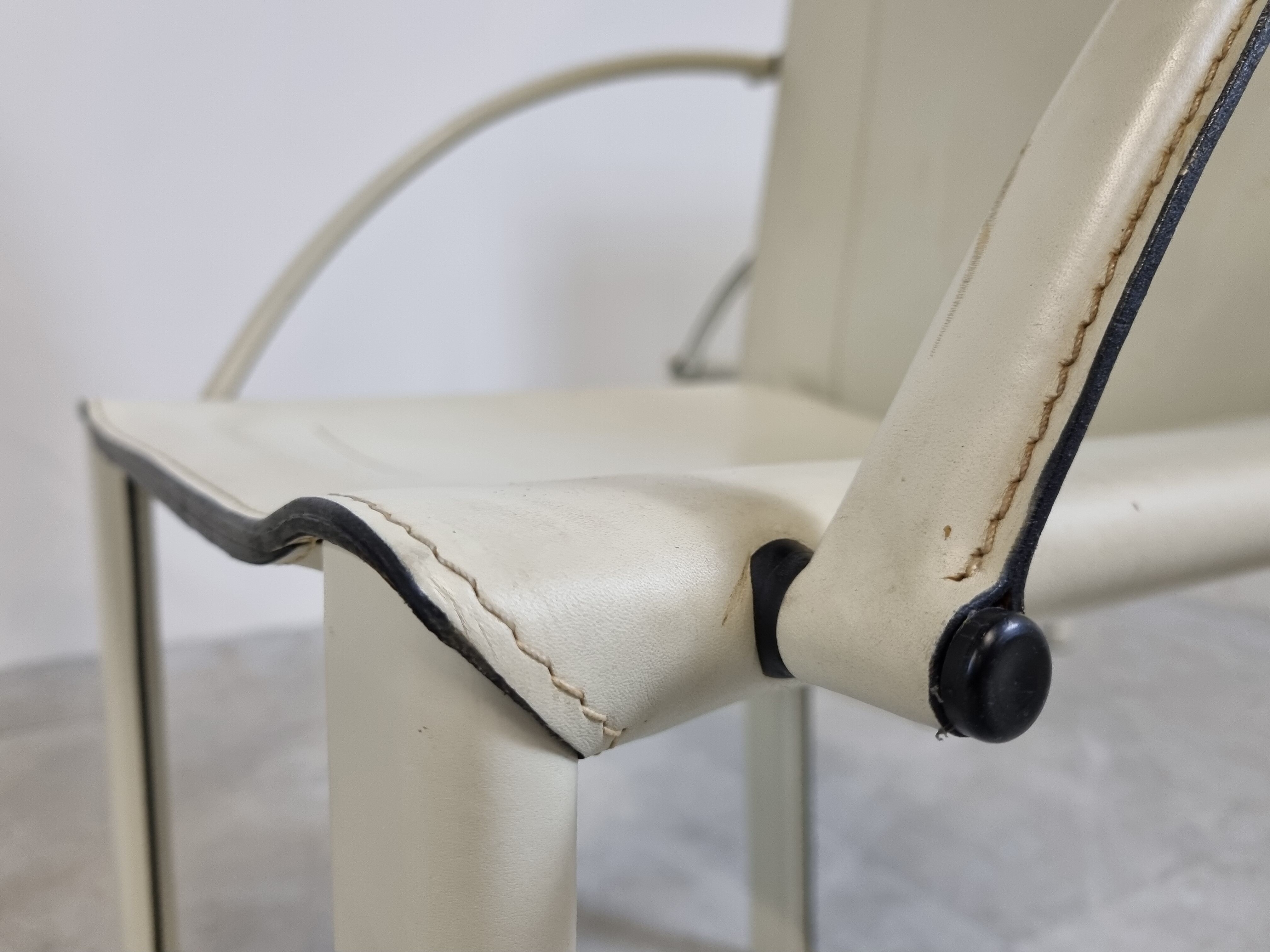 Carlo bartoli dining chairs for matteo grassi, 1980s