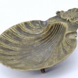 Old brass soap holder