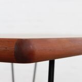 Table de salle à manger en teck vintage Mid Century Design 60's 70's hairpins