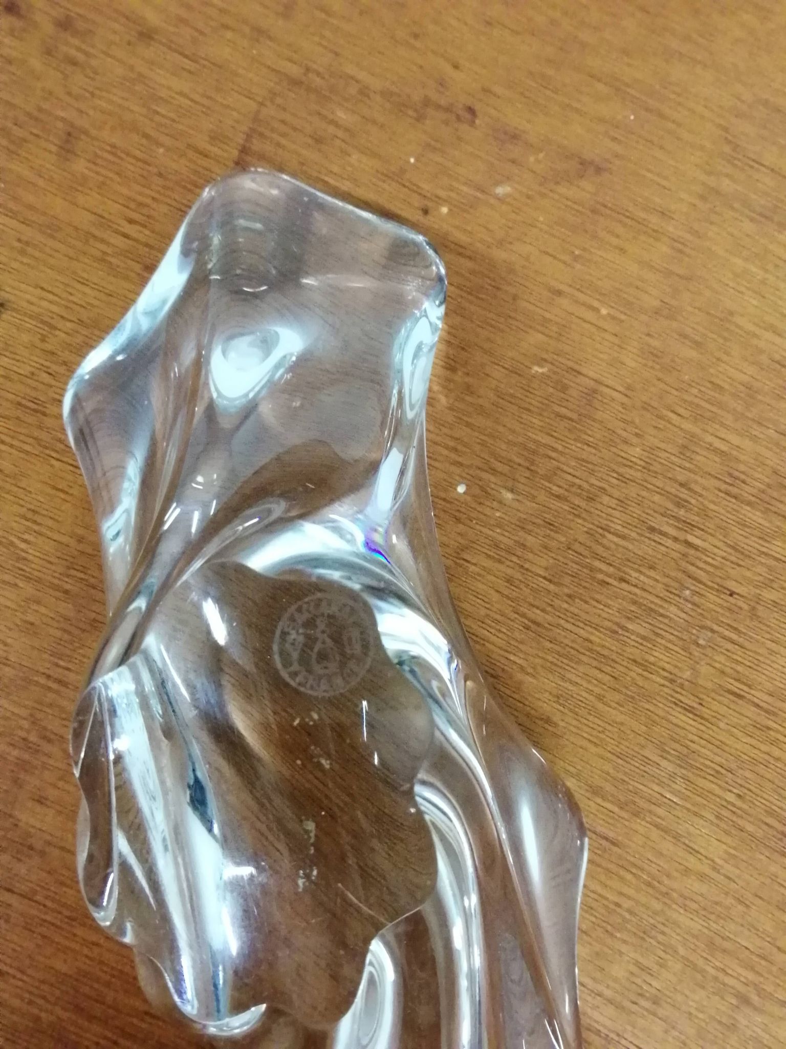 Vide poche en Cristal de Baccarat