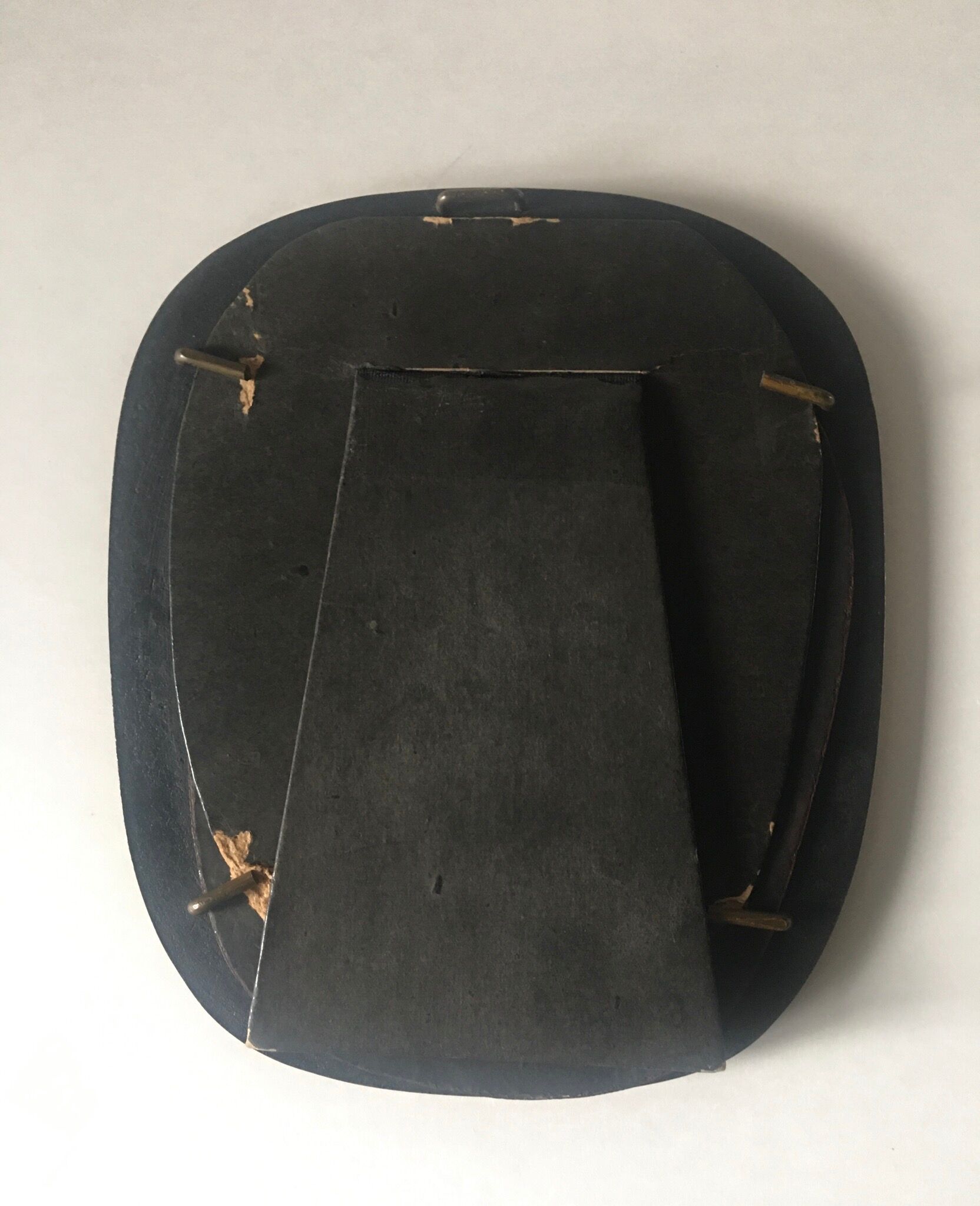 Walter Bosse vintage bronze mirror 20x24cm