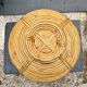 Rattan basket brass Gabriella Crespi 1960s