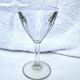 Set of 5 blown glass goblets in Art Deco style, circa 1900.