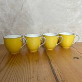 Set of 4 Raynaud Limoges coffee cups