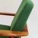 Mid Century Lounge Chair Vintage Moss Wool, Poland 1960