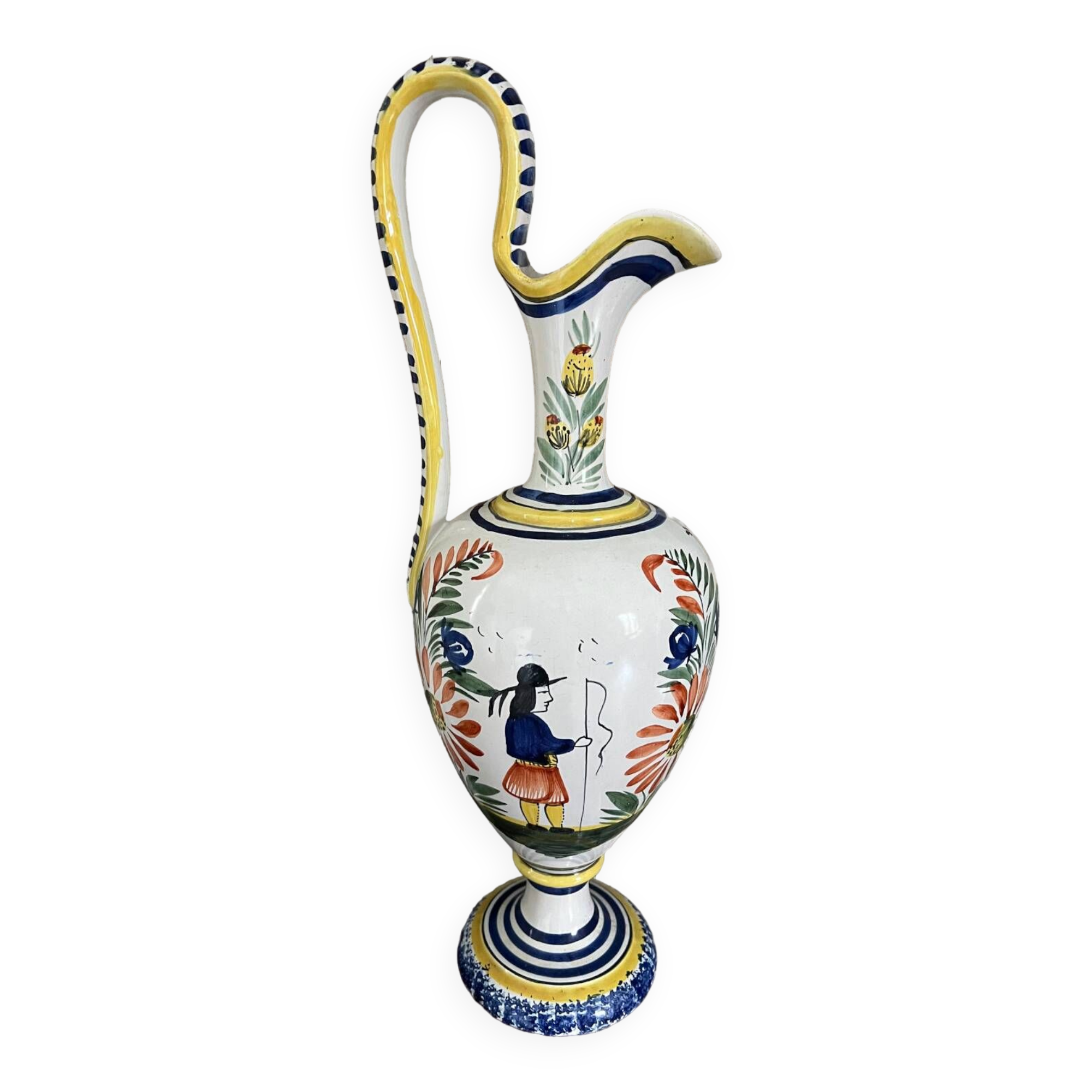 Henriot Quimper ewer