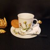 Tasse et sous-tasse Centaurée création MOBIL