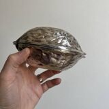VINTAGE METAL NUT CRACKER AND WALNUT SHAPE