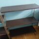 String twisted metal wall shelves
