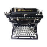 Machine à écrire Underwood 1930