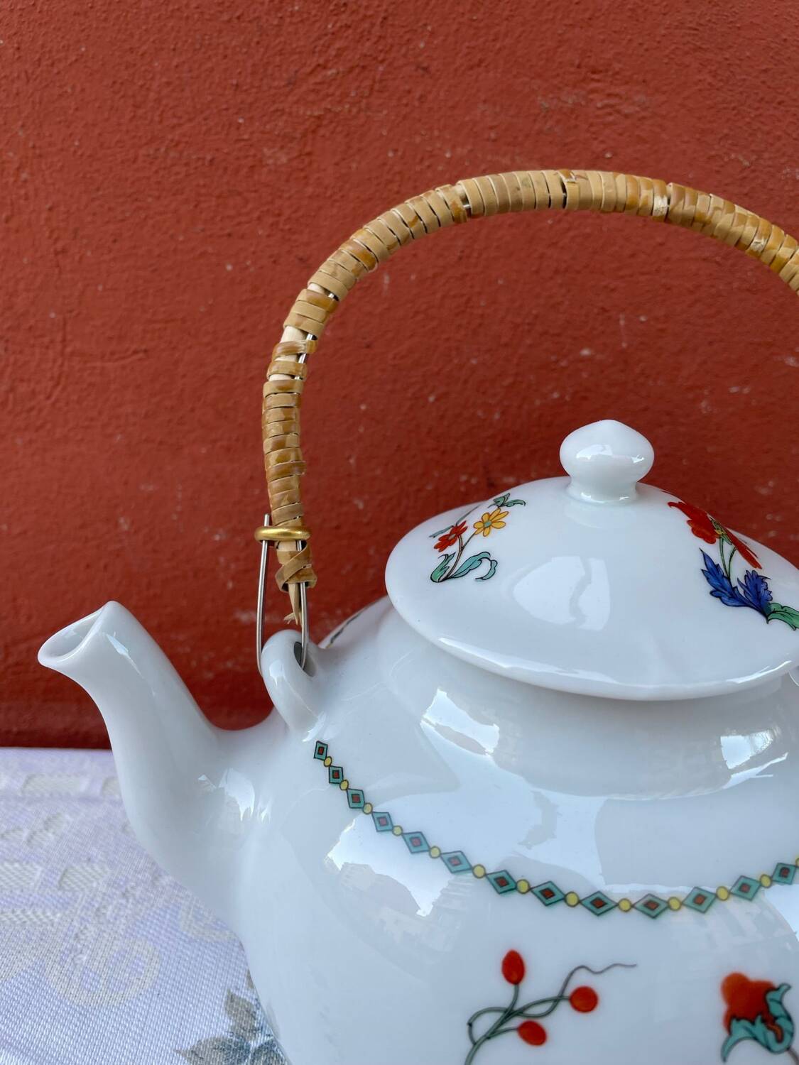 Porcelain teapot