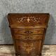 Curved Louis XV style ceremonial buffet in marquetry