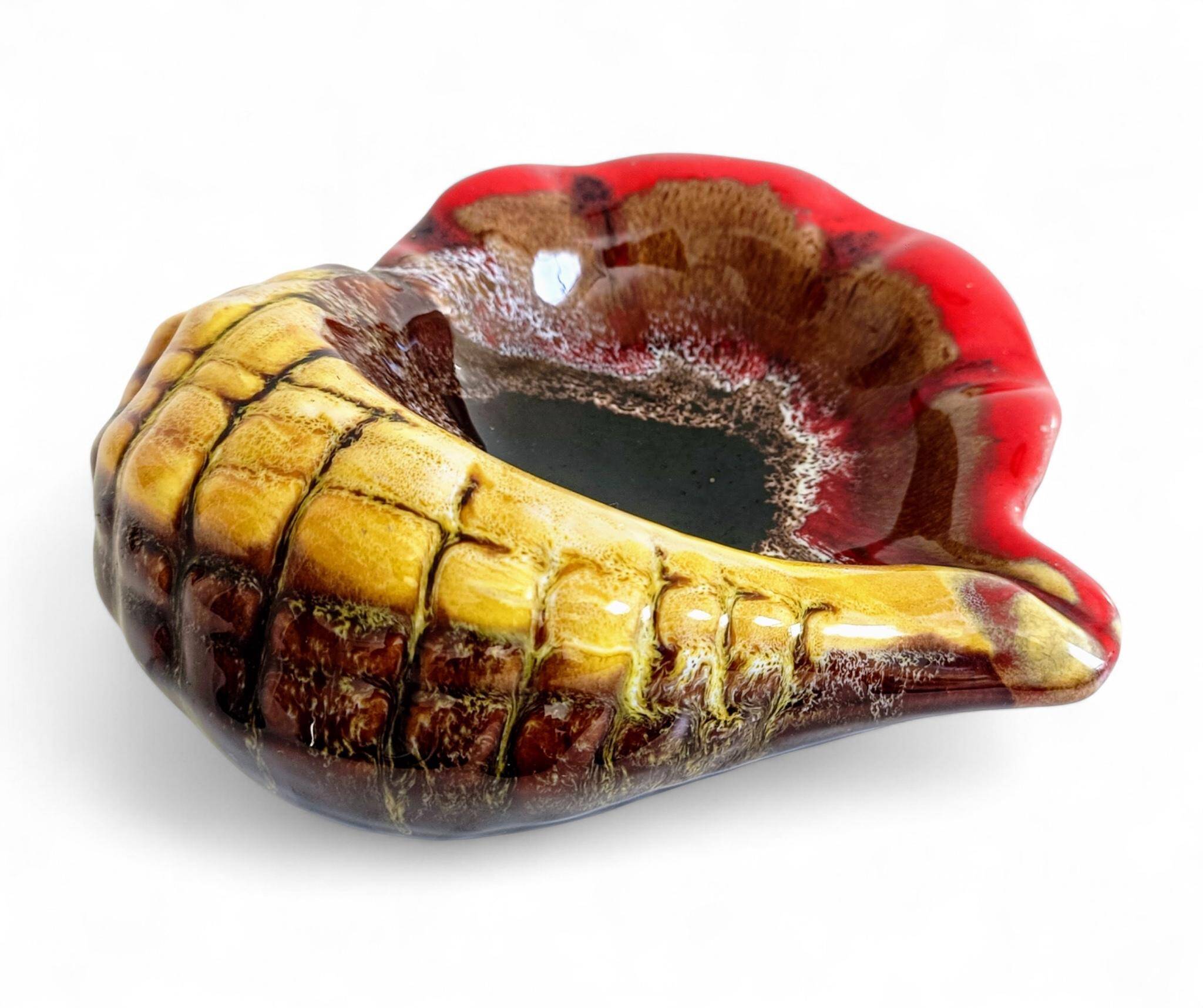 Mid-Century Vallauris “Sea Shell” Vide-Poche / Catchall, France, 1950s