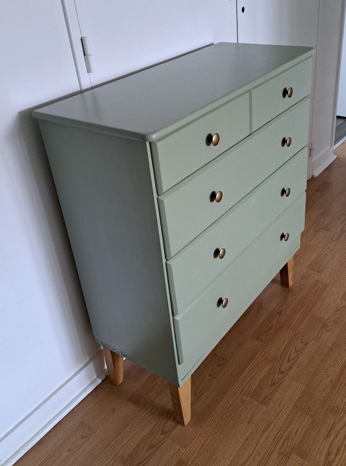 Rød Sødgren chest of drawers forest green
