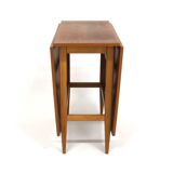 Teak drop-leaf dining table, Sweden, 1950s