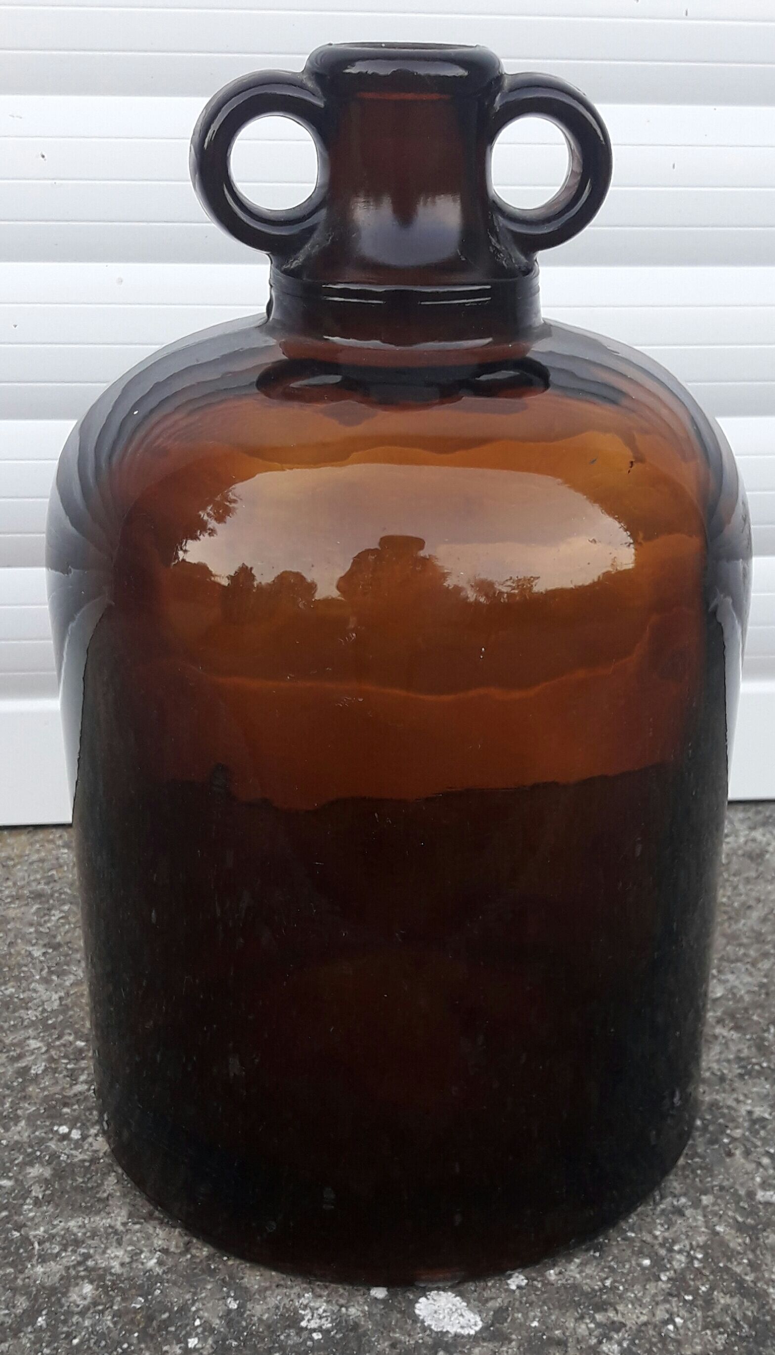 old brown glass bottle SRD