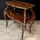 Table à Thé Marquetée Style Louis XV