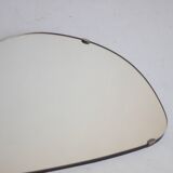 Vintage organic mirror, kidney shaped, Belgium 1950s