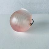Cendrier boule en verre et laiton