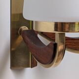 Brass wall light