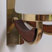 Brass wall light