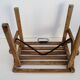 Siège pliant ancien en bois