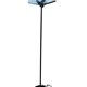 Lampada da terra Anni 70 in Ferro e Vetro di Murano Design Industriale