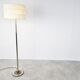 Chrome brutalist floor lamp, 1970s