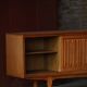 Low oak enfilade by a Danish cabinetmaker, 1960s, mid-century modern.