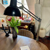 Black architect lamp