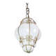 Venetian Lantern in Murano Reticello Glass, 1950s