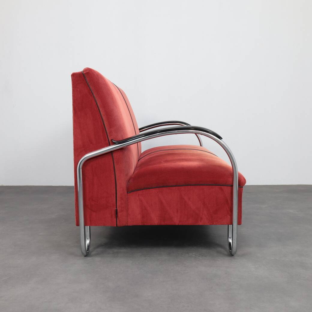 Bauhaus sofa, model 444 by W.H. Gispen for Dutch Originals, Netherlands, 1990s