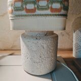 Travertine lamp