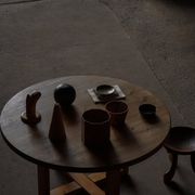 Round table in pine by Roland Wilhelmsson, mid-20th century.