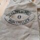 Vintage burlap bag Salins du Midi Montpellier