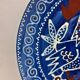 Large ceramic dish with roosters by Svend P. Jørgensen 1966 Ravnild Denmark