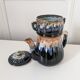 Glazed stoneware coffee maker