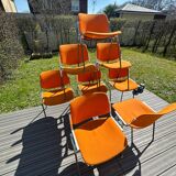 Dsc 106 fabric chair design Giancarlo Piretti, 1965
